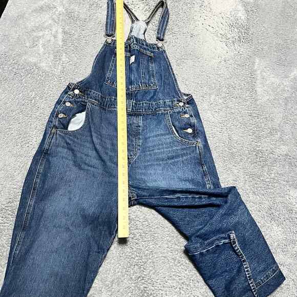 Levi's Overalls Jeans Women Large (34x28) Propose To Me Denim - Picture 10 of 11